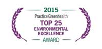 Practice Greenhealth 2015 Award Logo